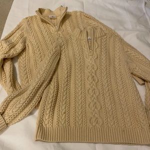 Hanna Anderson size 160 cable knit sweater